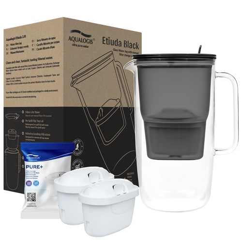 Glas wasserfilterkanne l - wasserfilterkanne,