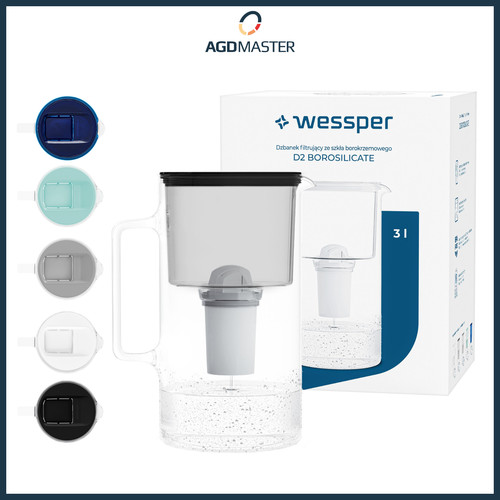 Wasserfilterkanne glas - glas, 3l