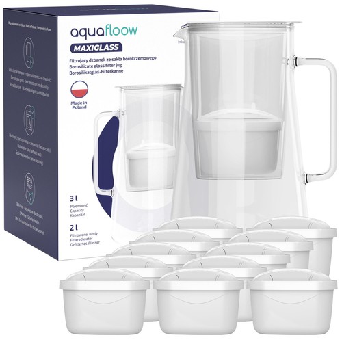 Wasserfilter kanne glas - kanne, 3l