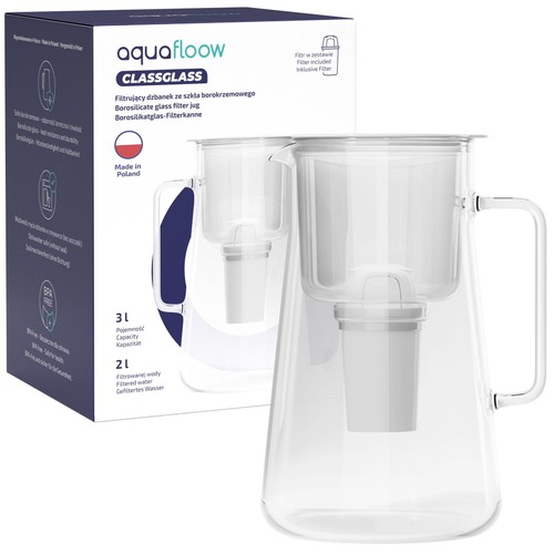 Wasserfilter kanne glas - kanne, 3l
