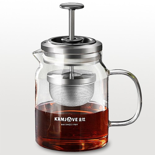 Teekanne 560ml schwarze - teekanne, pu'er/schwarze
