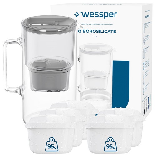 Wasserfilter kanne glas - kanne,