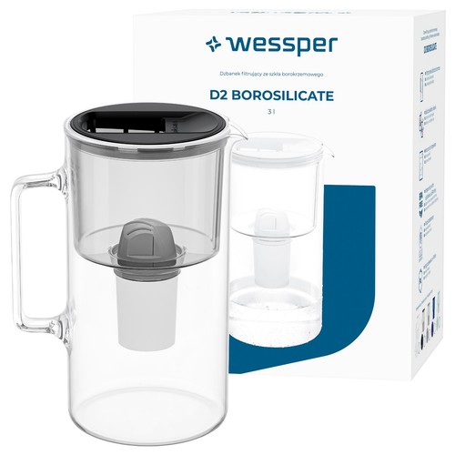Wasserfilter kanne glas - kanne, 3l